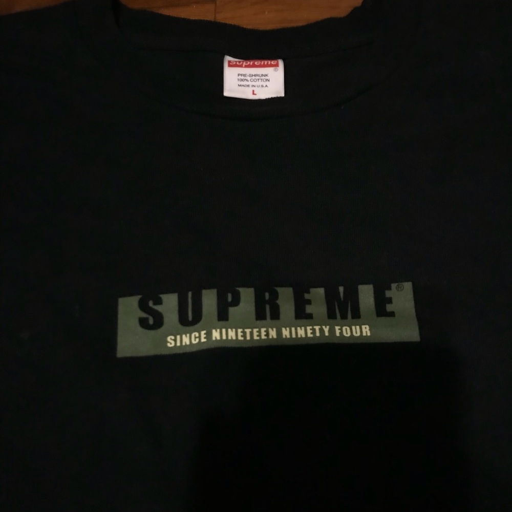 Long sleeve supreme tee